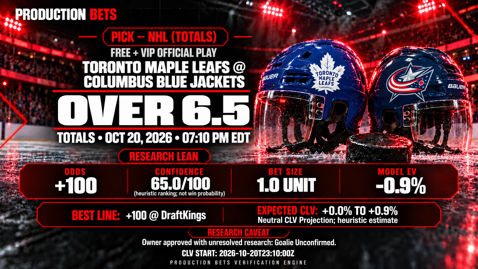 🎯 Daily Picks — October 20, 2026